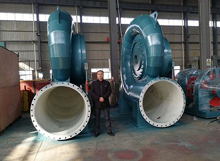 TC-manufactured Pelton turbine scroll cases