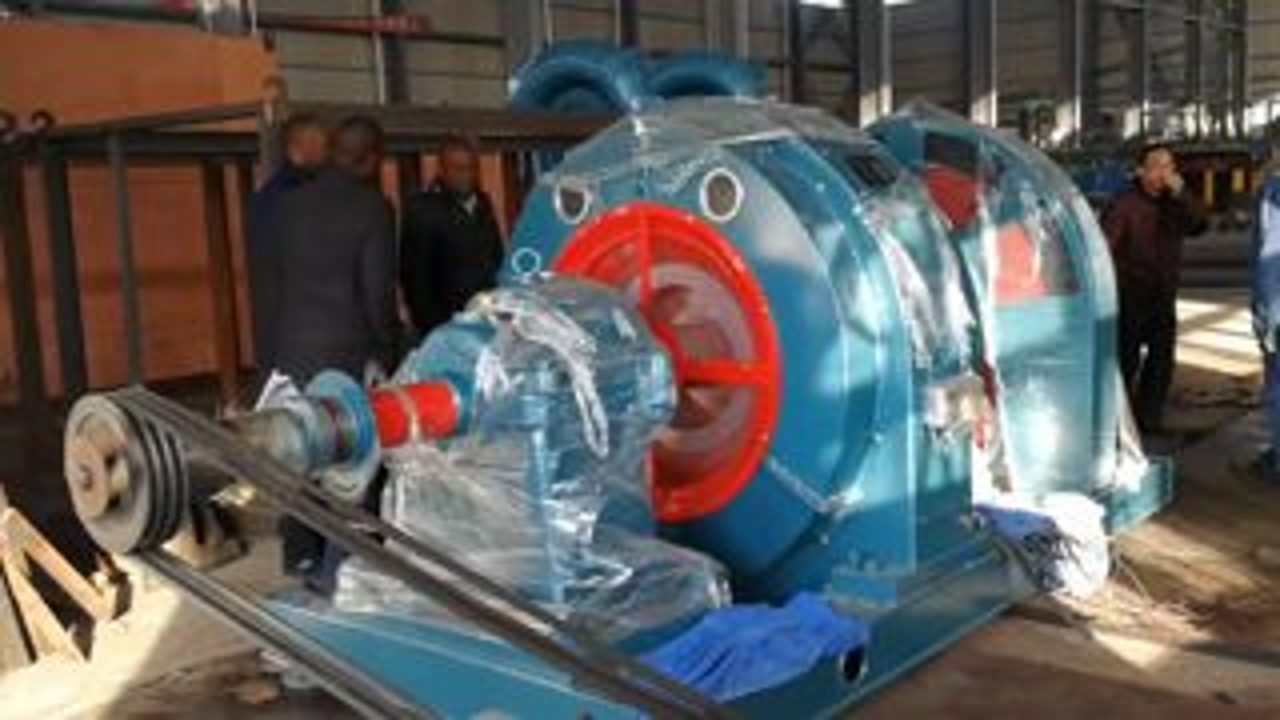Customer FAT on completed horizontal hydro unit