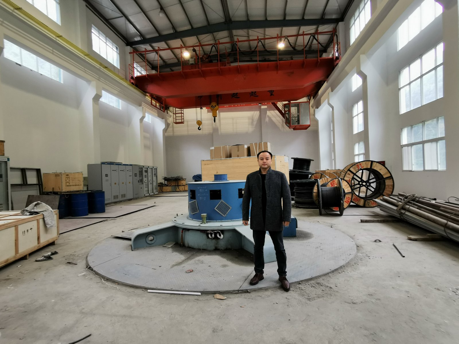 Vertical 4-nozzle Pelton turbine for high-head HPP