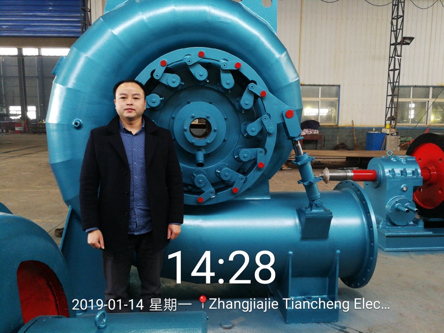 Horizontal Francis units for a 1.2 MW Madagascar hydropower plant, built by TCH