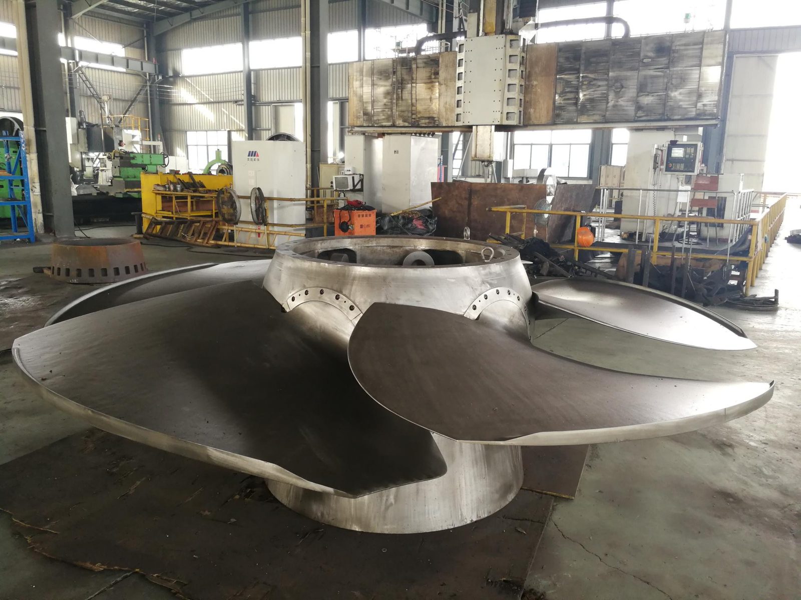 Kaplan blades machined in the TC works