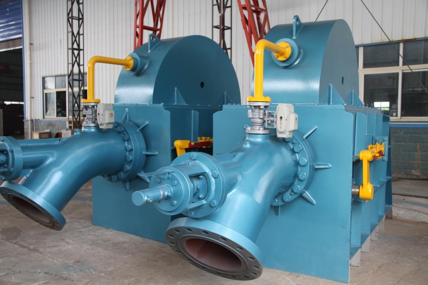 Turgo unit assembled in the TC works