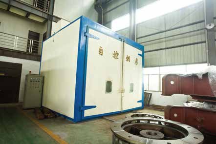 Self-controlled curing oven for stator drying