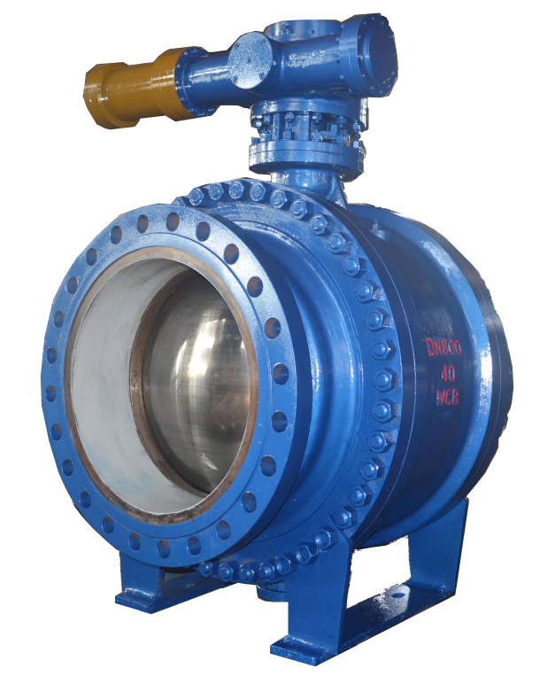 Hydraulic control slow-closing ball valve DN800 for high-pressure water pipeline